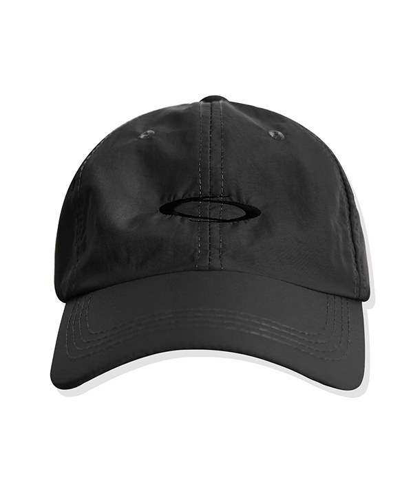 NOI1286 nylon logo ball cap (black)