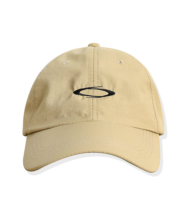 NOI1284 nylon logo ball cap (beige)
